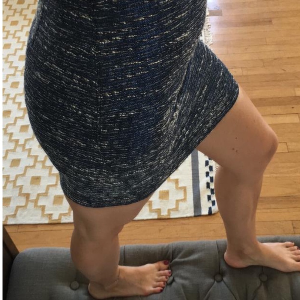 MADEWELL • METALLIC SHIMMERWEAVE TWEED MINI SKIRT